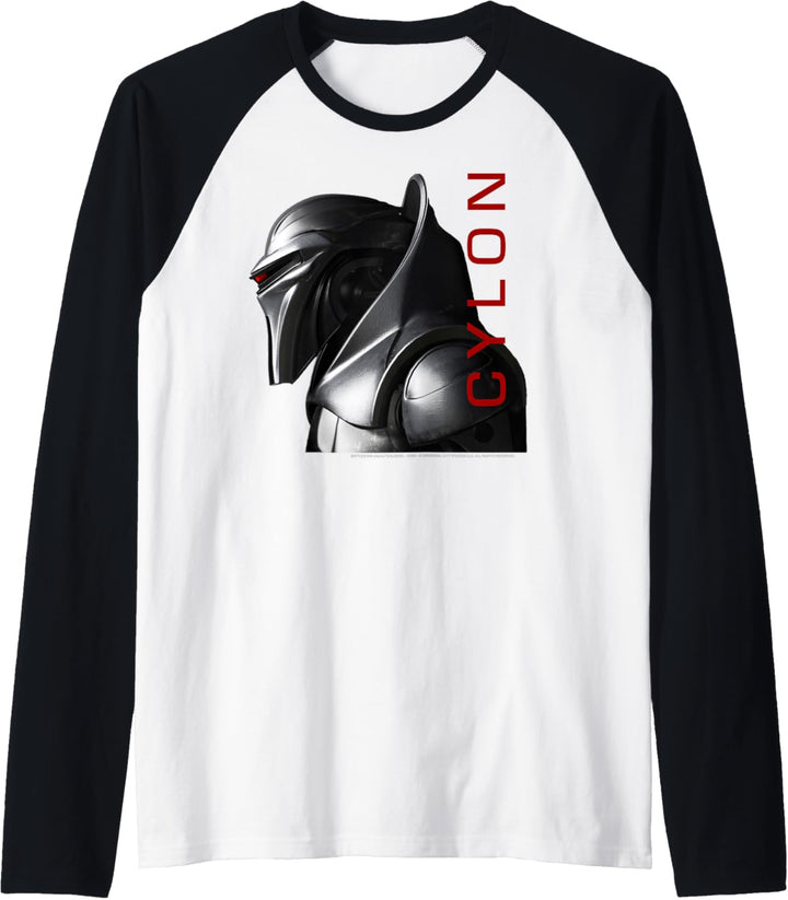 Battlestar Galactica Cylon Profile Raglan