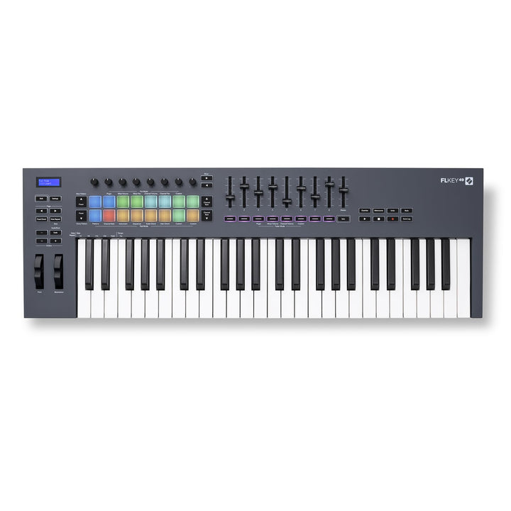 Novation FLkey 49 MIDI-Controller-Keyboard — Nahtlose Integration in FL Studio, mit Akkord- und Skal