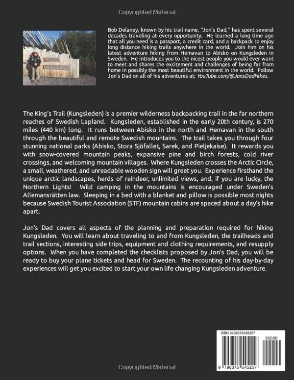 Jon's Dad Hikes: Kungsleden: The Guide to Hiking The King's Trail in Sweden, Taschenbuch