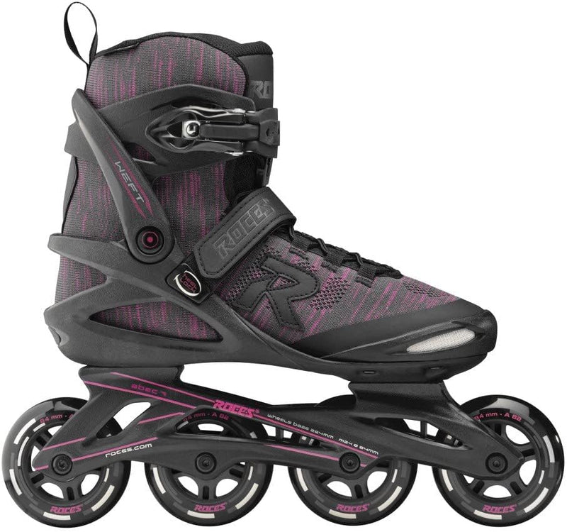 Roces Damen Weft Thread W Inline Skate 39 black-fuchsia, 39 black-fuchsia