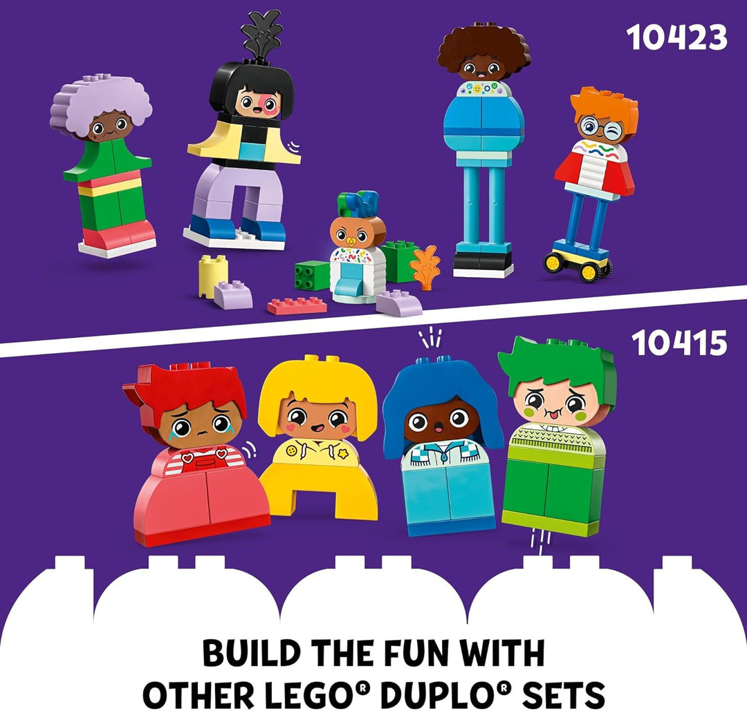 LEGO DUPLO 10415 Meine ersten grossen Gefühle und Emotionen, interaktives Spielzeug, farbige Baustei