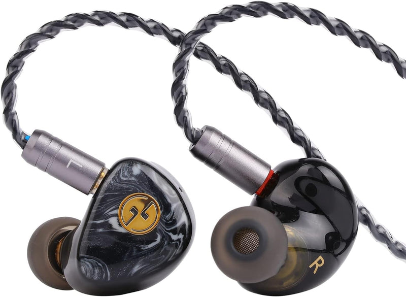 LINSOUL TINHIFI T3 Plus 10mm LCP-Membran Hi-Fi In-Ear Kopfhörer mit abnehmbarem 2Pin OFC-Kabel, 3D-B