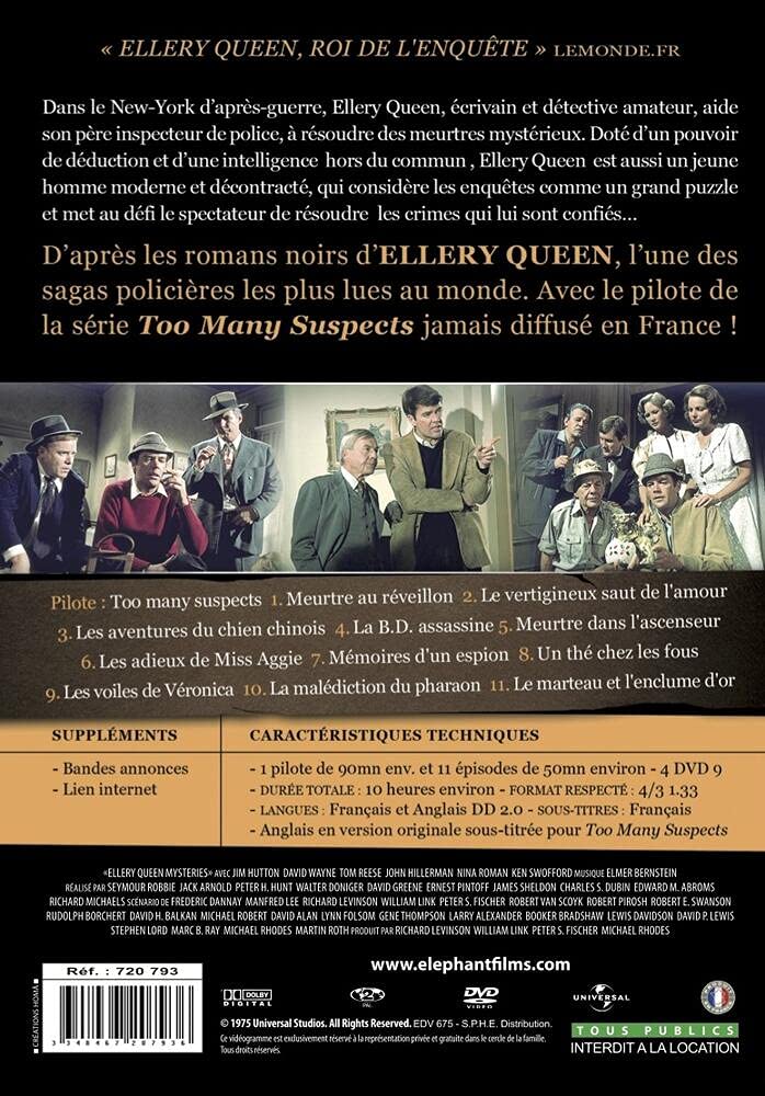 Ellery queen, vol. 1 [FR Import], DVD