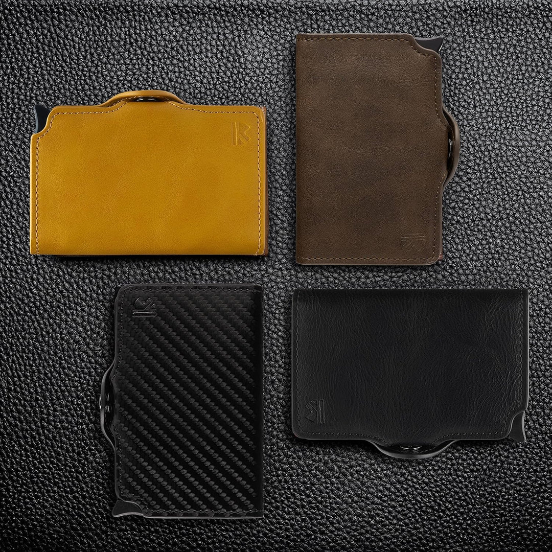 BEWMER 1 Geschütztes Kartenetui | Slim Wallet für Männer und Frauen | Kartenhalter mit RFID-Schutz u