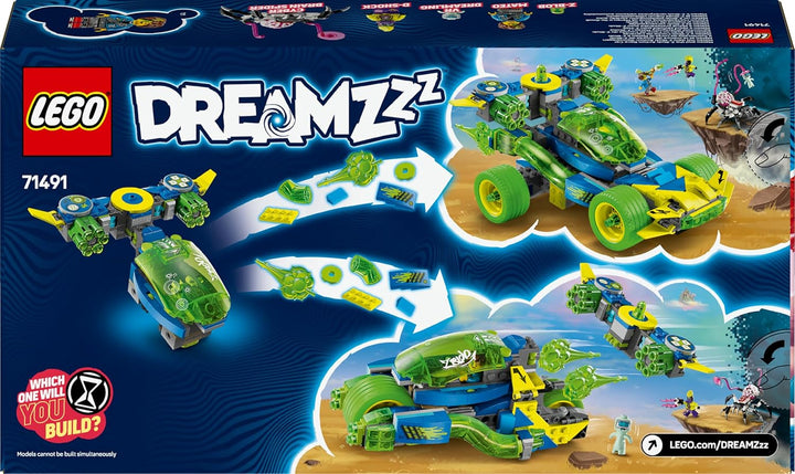 LEGO DREAMZzz 2in1 Mateo and The Z-Blob Action Race Car to Motorbike Toy, Vehicle Set for 8 Plus Yea