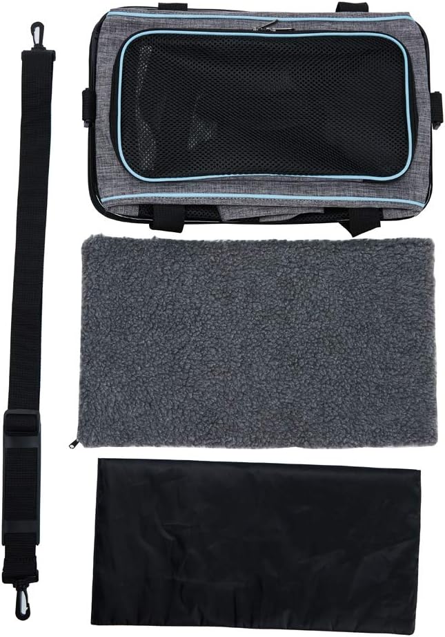 Vceoa 48,3 x 30,5 x 30,5 cm Katze, Hundetrage für Haustiere bis zu 10 kg, weiche Katzentasche, Tier-