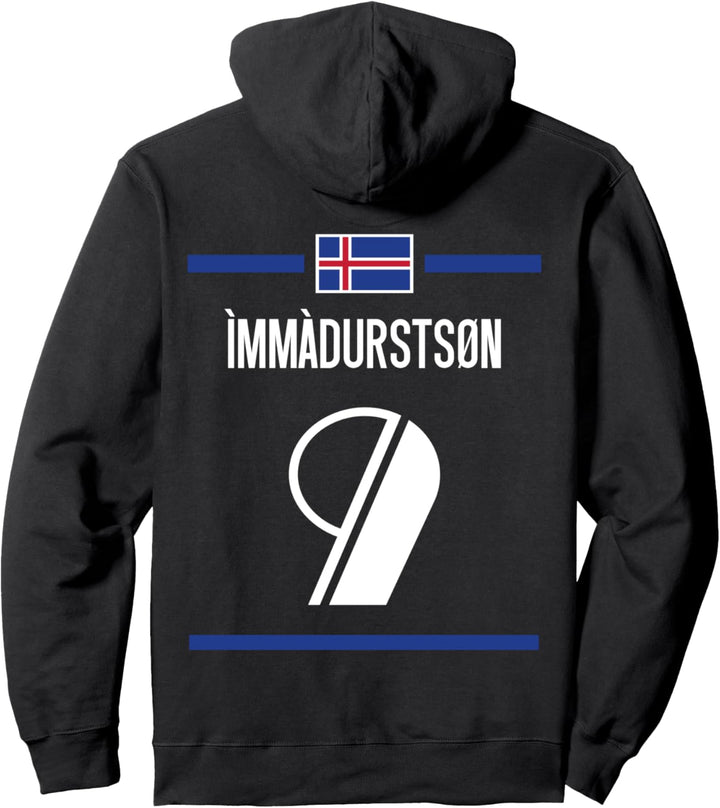 Back Print Isländische Namen Sauf Trikot Fussball Mallorca Pullover Hoodie