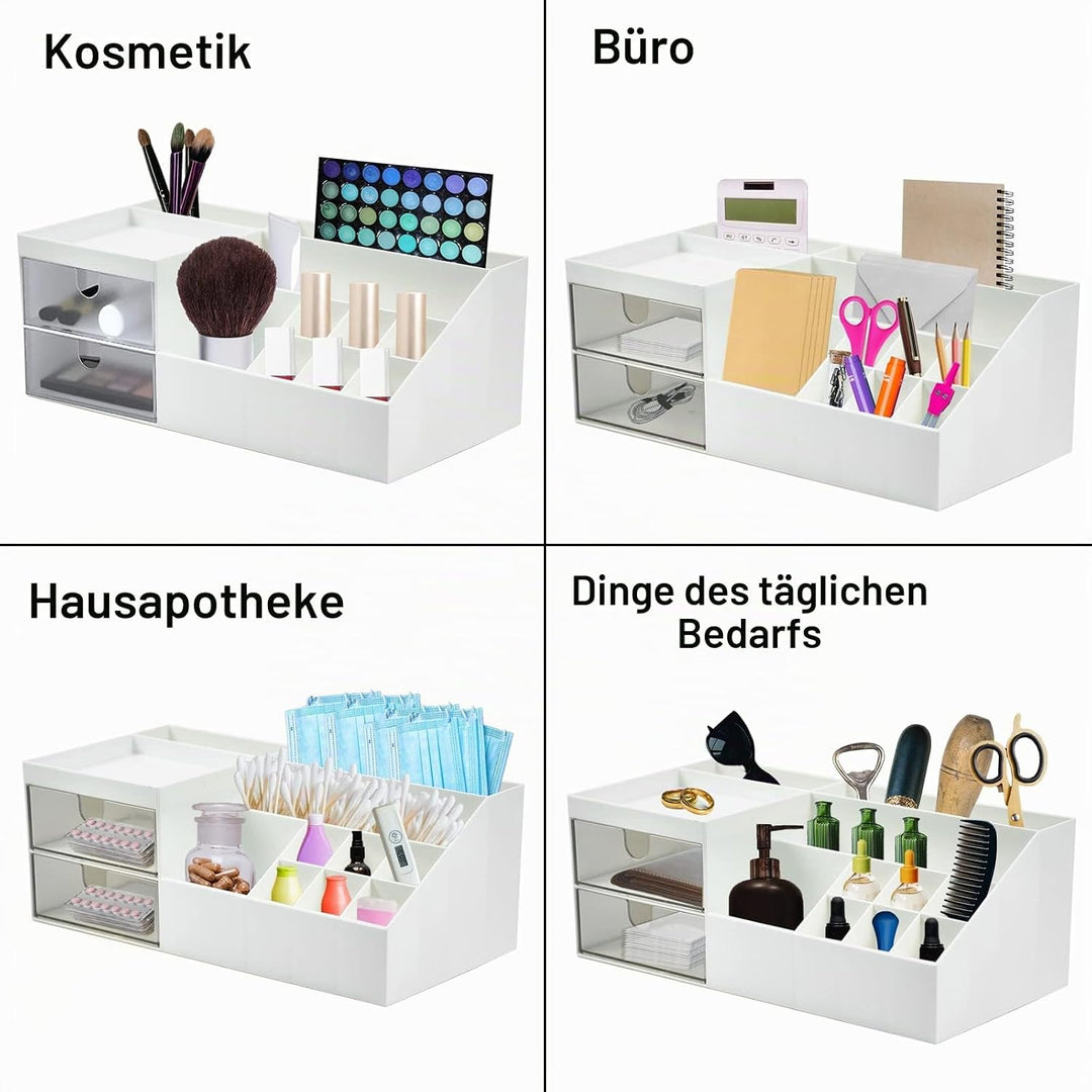 Make-up Organizer mit Schubladen Beauty Organizer Make-up Lagerung Kosmetische Schminktisch Organize