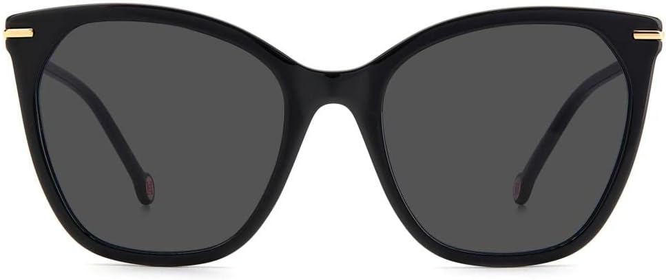 Carolina Herrera Unisex Her 0091/s Sunglasses, 807/IR Black, 56