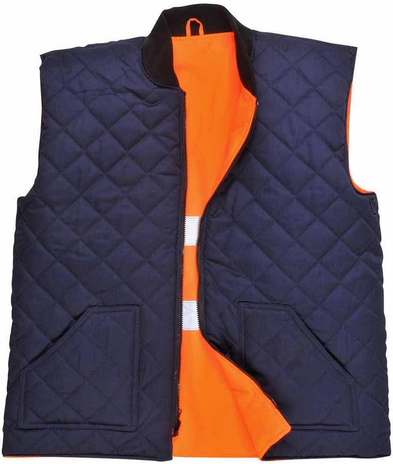 Portwest Warnschutz-Wendeweste , Grösse: XXL, Farbe: Orange, S469ORRXXL XXL Orange, XXL Orange