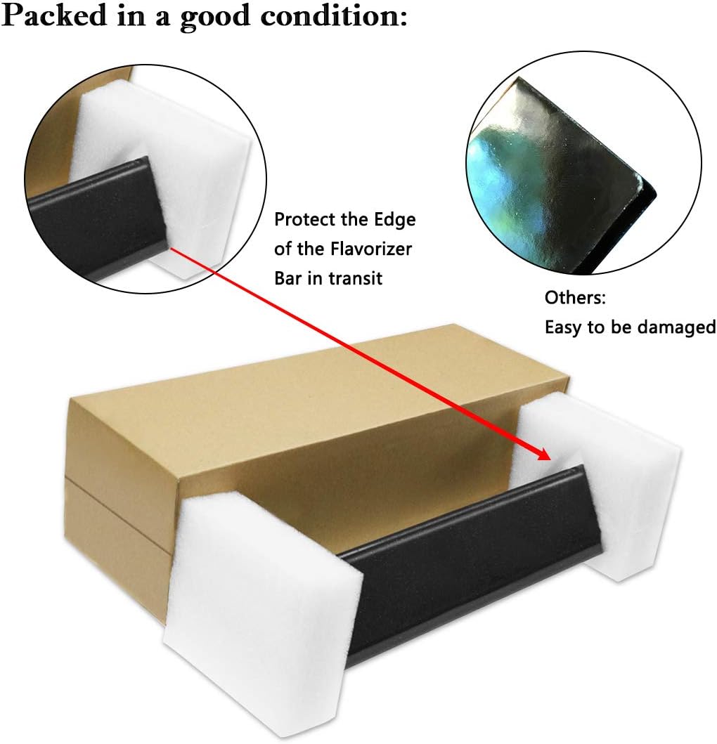 GFTIME 38,9CM Flavorizer Bar 7636 für Spirit E-310/320/330 (2013-Current), Spirit II E-310 S-310 Ser