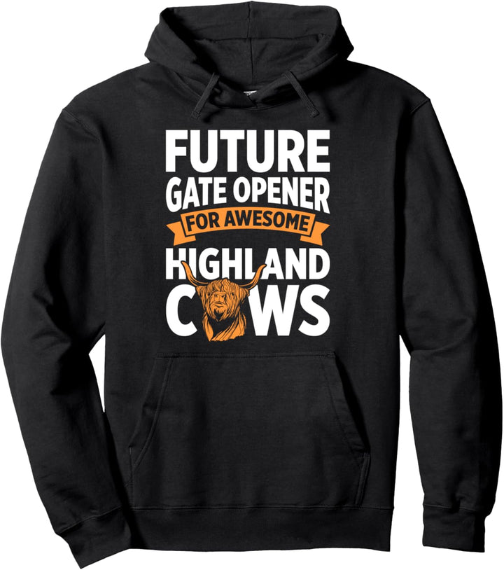 Highland-Rinder-Züchter, Kuh-Bauer, Hochland-Rancher Pullover Hoodie
