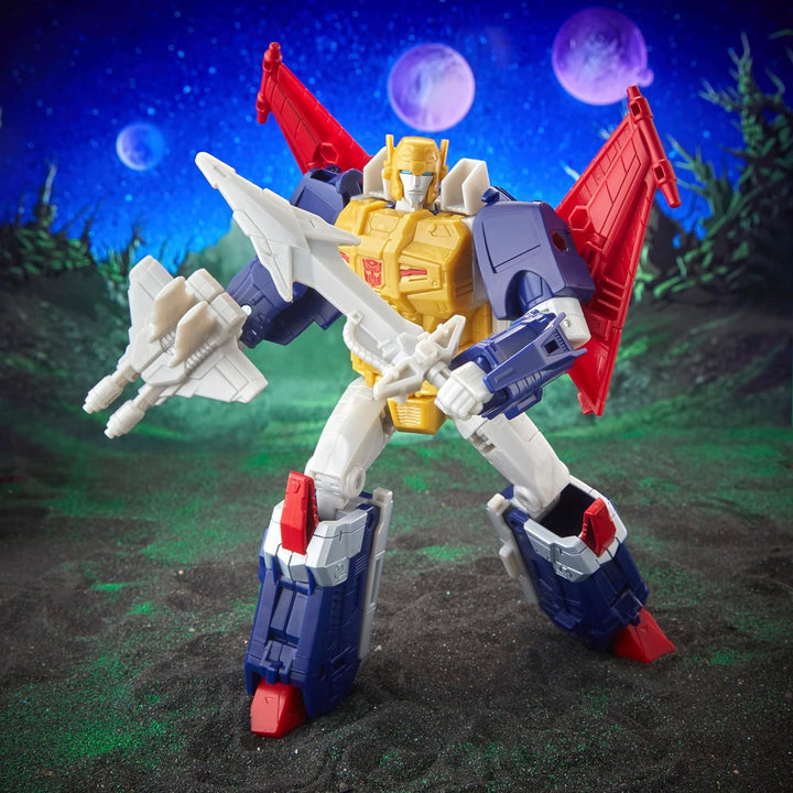 Transformers Legacy Evolution Voyager-Klasse Metalhawk, 17,5 cm grosse Action-Figur