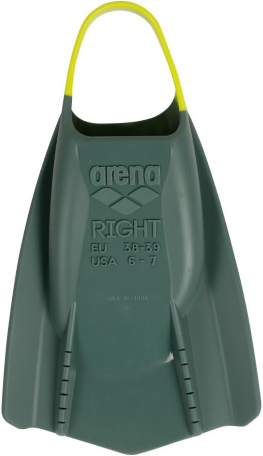 ARENA Powerfin Pro II Schwimmbad-Trainingsflossen, Schwimmflossen für Erwachsene, Flossen aus 100% S