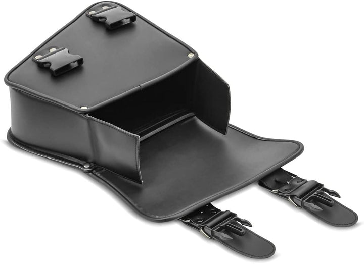 BS-Motoparts Satteltasche für Hyosung Aquila GV 125 Montana Schwarz rechts