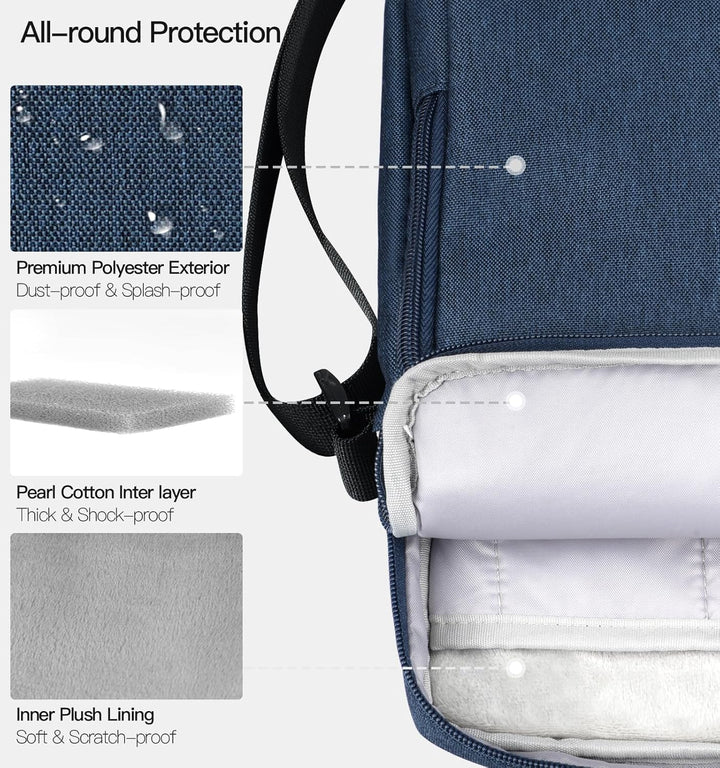 Dadanism 9-11 Zoll Tablet Tasche Schultertasche für iPad Pro/Air 11", iPad (A16) 11", i-Pad 10. Gen
