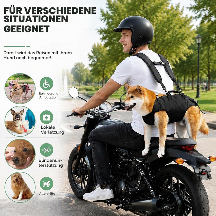 Tragehilfe Hund bis 13,5kg, Hunde Tragehilfe