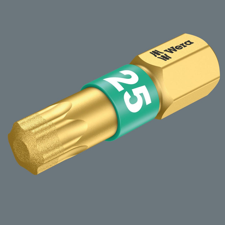 Wera 867/1 BDC Torx Bits SB TX20, TX 20 x 25 mm, Wera 05134376001 (Packung mit 4) 20 x 25 mm (Packun
