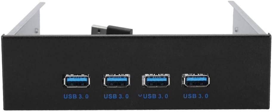 ASHATA USB-CD-ROM-Treiber auf der Frontplatte Treiber-Hub PCI-E an 4 Schnittstellen USB3.0 Frontpane