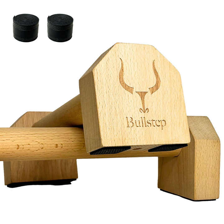 Liegestützgriffe Holz | Parallettes Calisthenics Equipment | Handstand Canes für Fitness, Gym, Cross