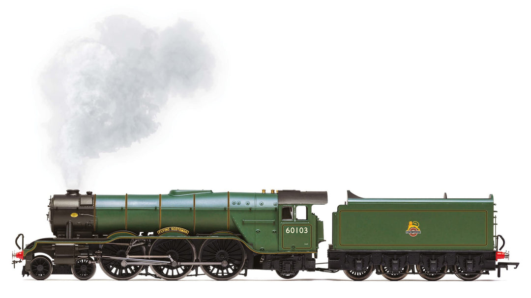 BR, Klasse A3, „Flying Scotsman mit Dampferzeuger, Druckguss-Fussplatte und flackernder Feuerbüchse