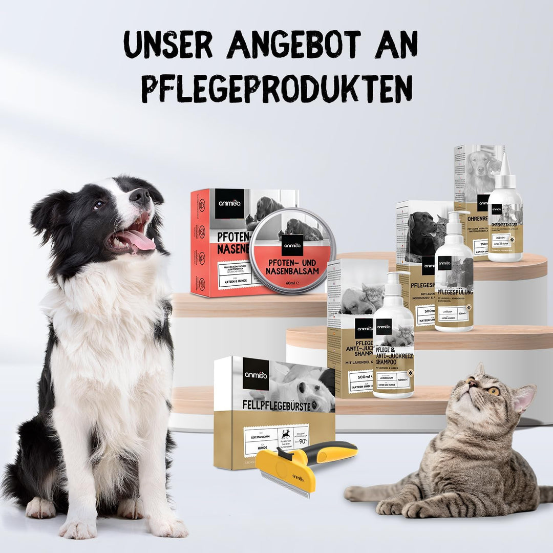 animigo Conditioner für Hunde & Katzen - 500ml Spülung - Mit Kokosöl & Avocadoöl - Für Langhaar & Ku