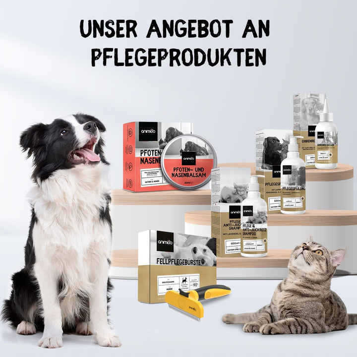 animigo Conditioner für Hunde & Katzen - 500ml Spülung - Mit Kokosöl & Avocadoöl - Für Langhaar & Ku