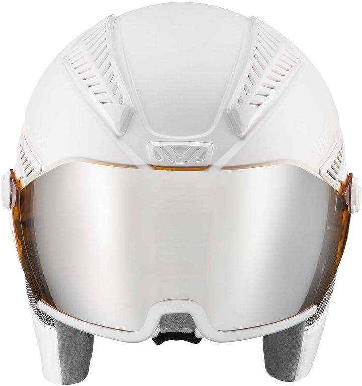 uvex hlmt 600 visor - Skihelm für Damen und Herren - mit Visier - individuelle Grössenanpassung - al