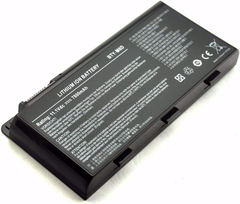 7XINbox 7800mAh BTY-M6D Laptop Akku für MSI GT60 GT70 E6603 E6603-454 E6603-499 GT660 GX60 GX660 GT6