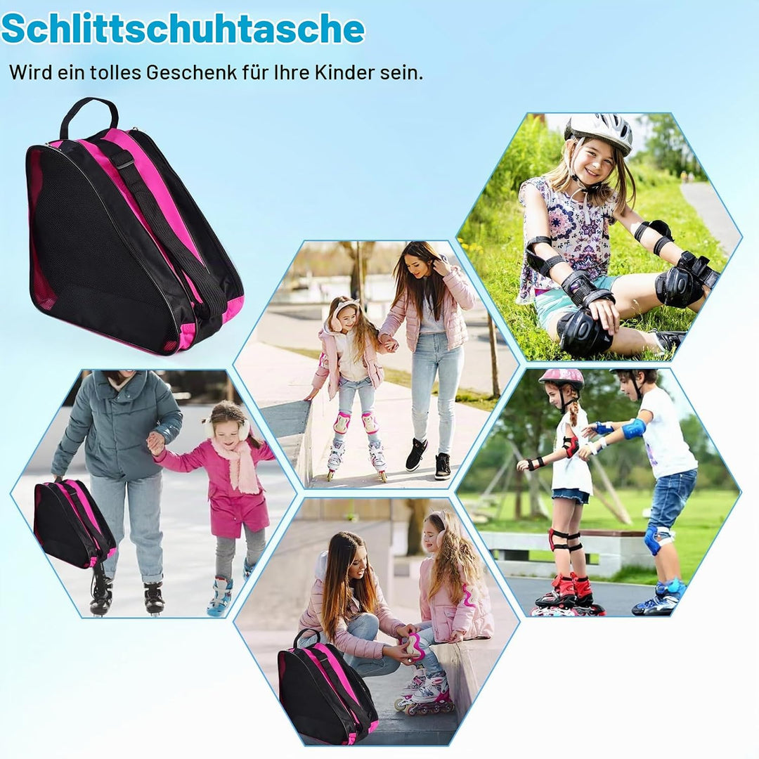 SLTAXAR Rollschuh Tasche Inliner Tasche Kinder Skatertasche Schlittschuhe Tasche für Inliner Ice Ska
