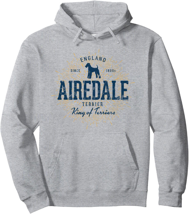 Airedale Terrier Vintage Airedale Terrier Pullover Hoodie