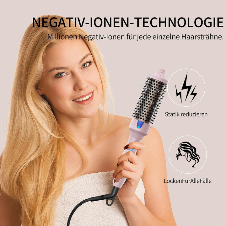 K&K Stylingbürsten K&K Thermobürste Keratin Thermal Brush Protect Beheiztes Fass Heisse Haarbürste,