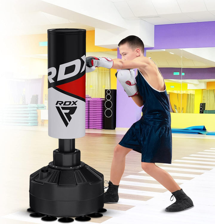 RDX Kinder Freistehender Boxsack 4ft Junior Standboxsäcke Trainingshandschuhe, MMA, Kickboxen,Boxen,