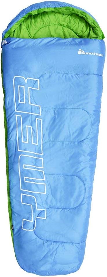 meteor Ymer Ultraleicht Kinderschlafsack – Temperaturbereich –5°C bis 11°C – komfortabler Schlafsack