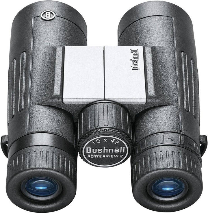 Bushnell - Powerview 2 - Fernglas - 10x42 - Dachkant - Aluminium Metallgehäuse - Mehrschichtvergütun