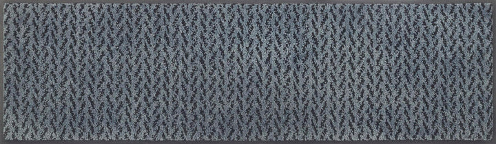 wash+dry Fussmatte, Duo Denim 35x120cm, innen und aussen, waschbar, 35x120cm
