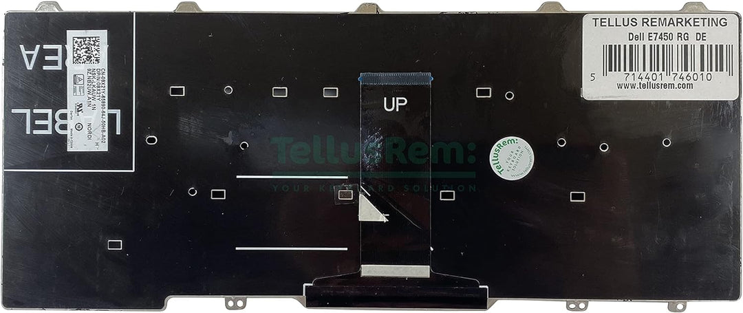 TellusRem ersatztastatur Deutsche Nicht Hintergrundbeleuchtung für Dell Latitude E5450, Latitude E74