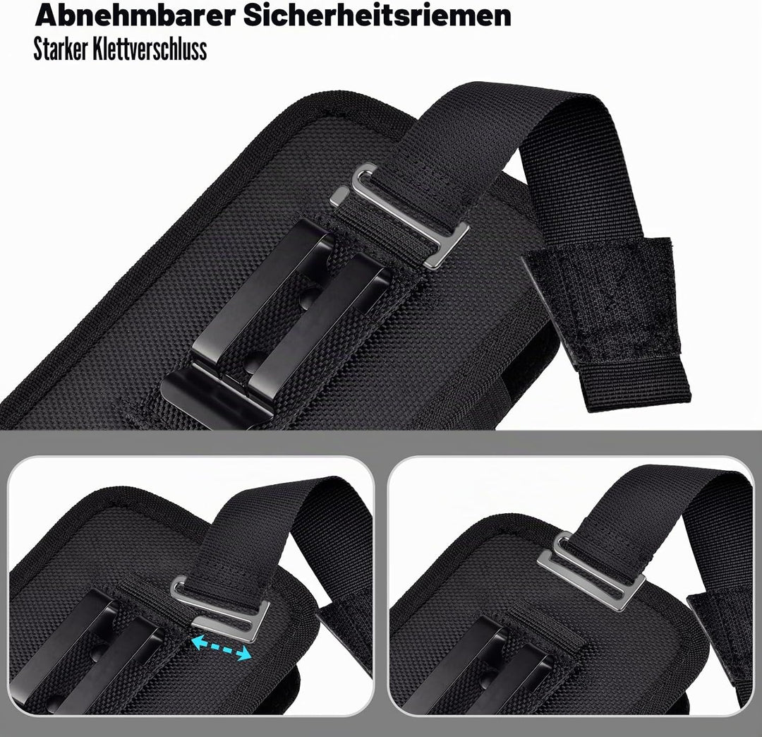 SOGCASE Barcode-Scanner-Holster für Zebra TC70x, TC70, TC72, TC75x, TC75, TC77, M60, MC67, Tragegürt