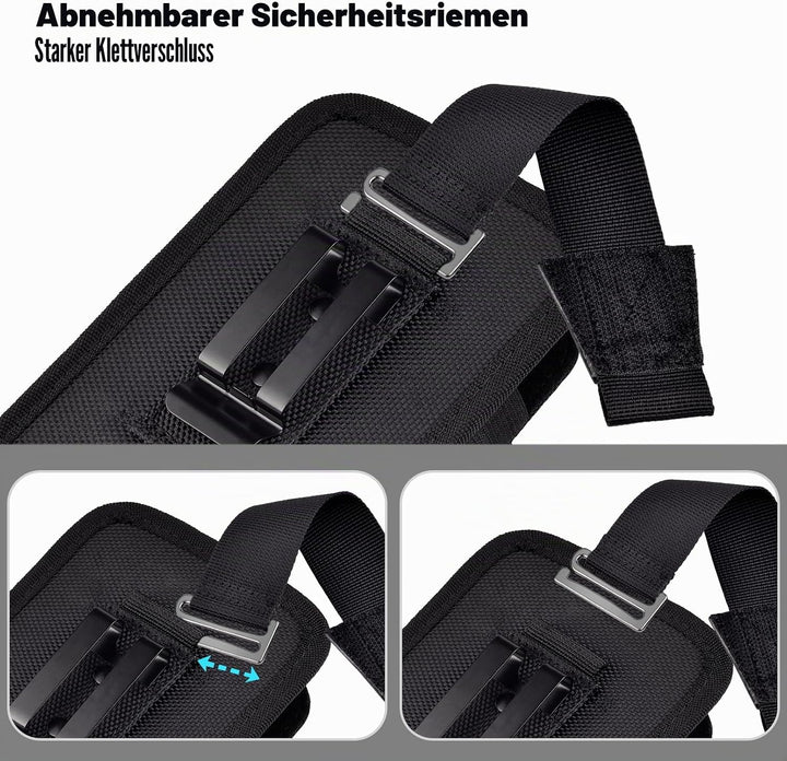 SOGCASE Barcode-Scanner-Holster für Zebra TC70x, TC70, TC72, TC75x, TC75, TC77, M60, MC67, Tragegürt