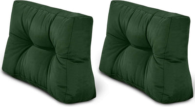 Beautissu Palettenkissen Style – 2X Rückenkissen 60x40 cm Gepolsterte Europaletten Indoor & Outdoor