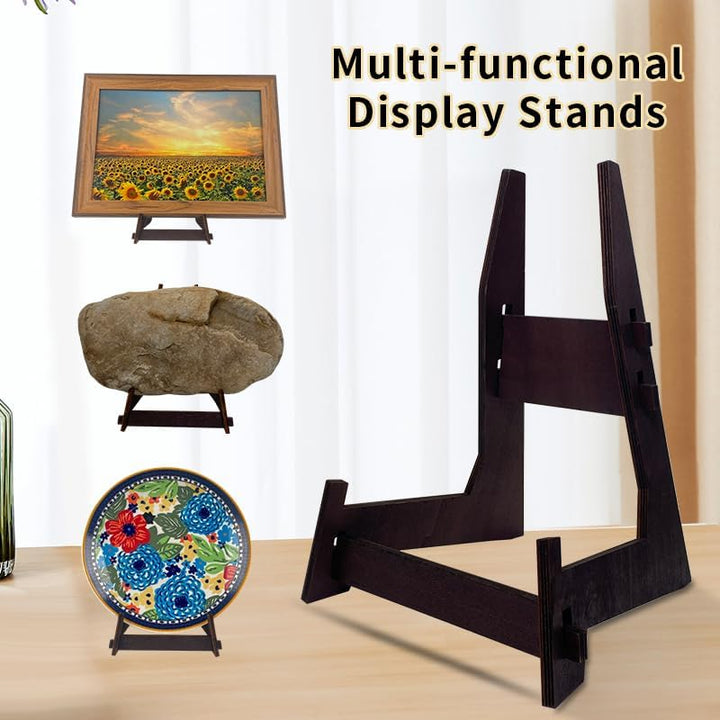 1 Packung 13 Zoll Holz Display Stand, Easel & Buchständer, Bilderrahmen Plattenhalter(13inch-1pcs),