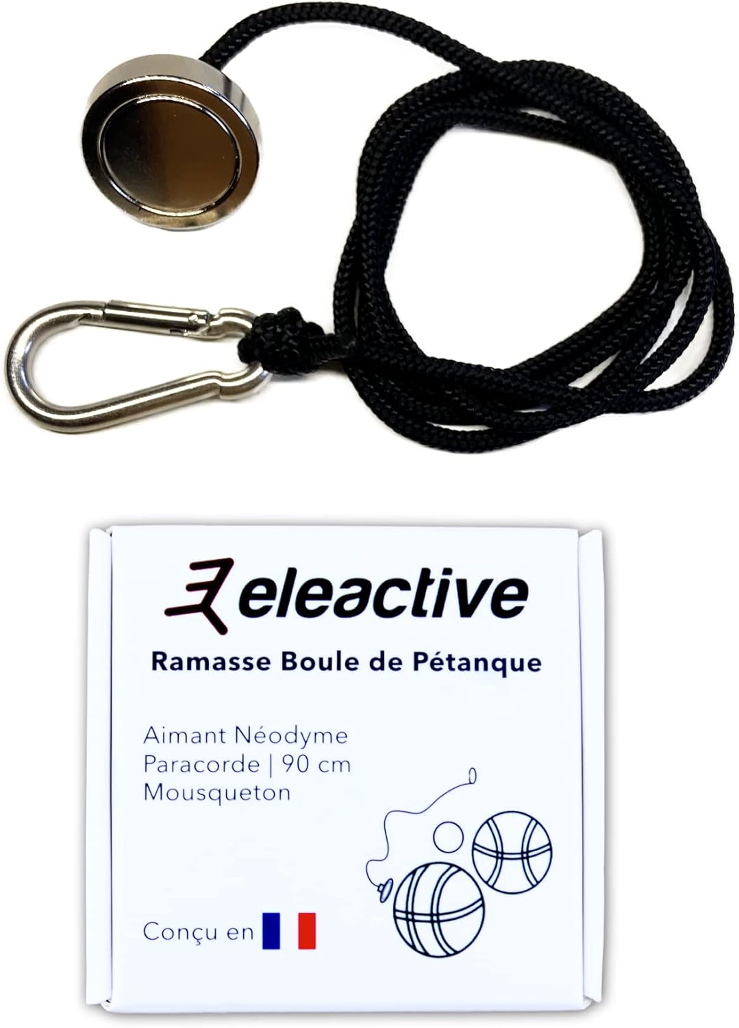 Magnetisches Pétanque Ball Pickup Zubehör für Amateure und Wettkampf Ultrastarker Neodym-Magnet
