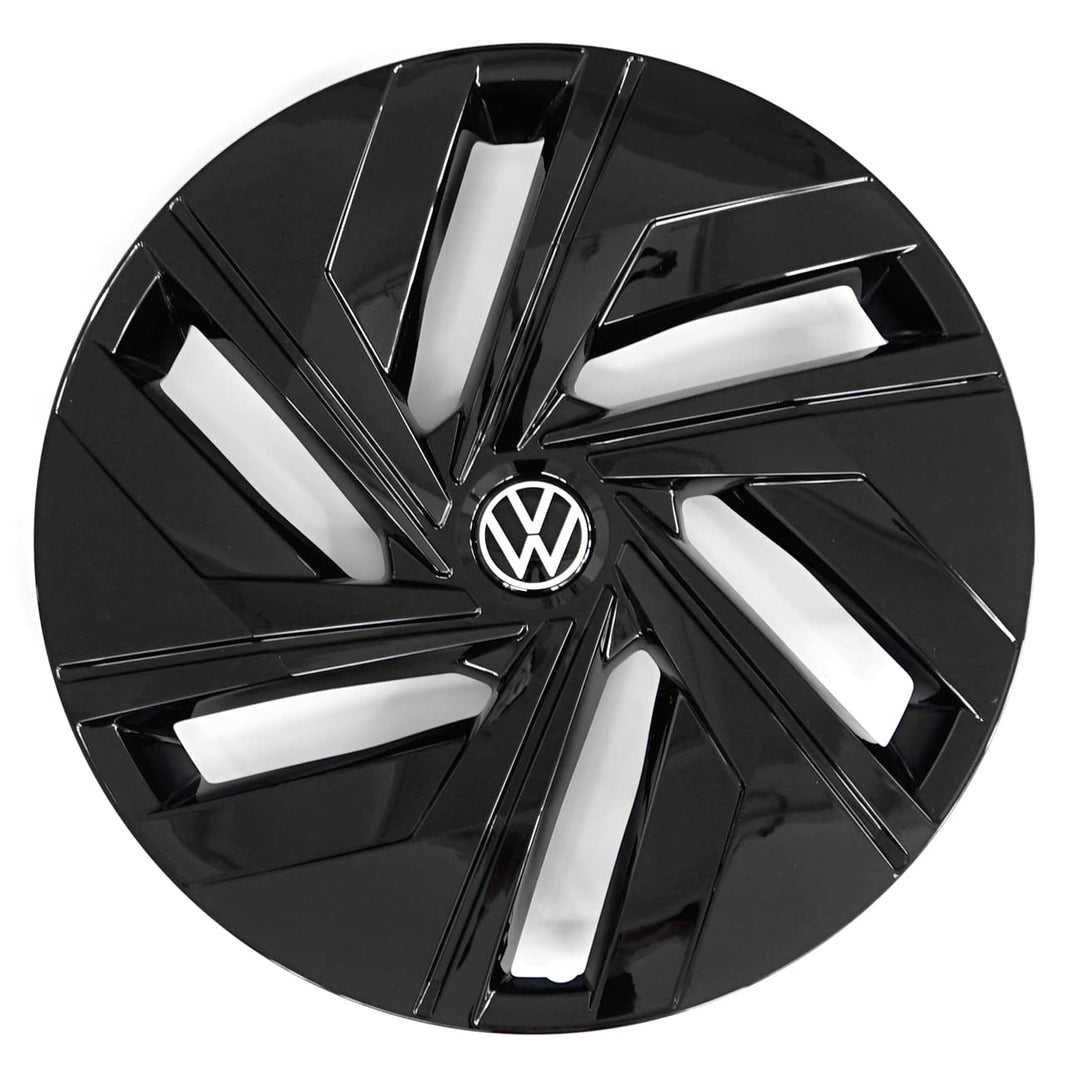 Volkswagen 11A601147EZKC Radkappe (1 Stück) Radzierblende 18 Zoll Stahlfelgen Radblende, schwarz hoc