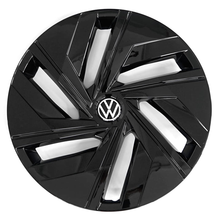 Volkswagen 11A601147EZKC Radkappe (1 Stück) Radzierblende 18 Zoll Stahlfelgen Radblende, schwarz hoc