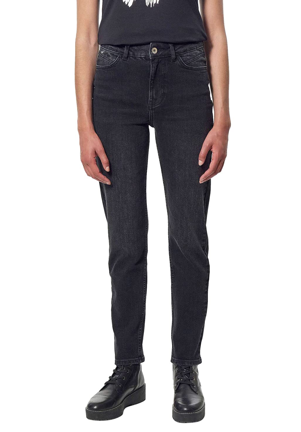 KAPORAL Damen Jeans/Jogginghosen für Damen - Modell SLAN - Farbe: Old Black - Grösse 27 Slan 27W / 3