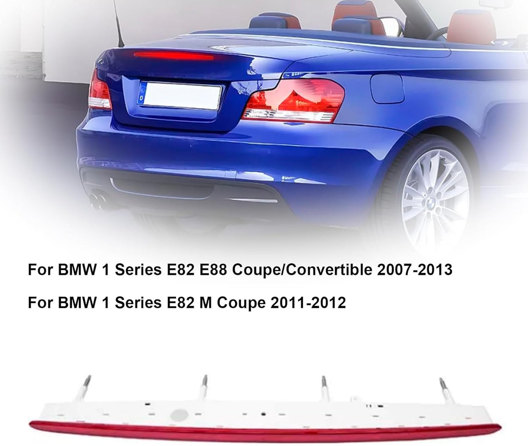Topteng Red Third Brake Stop Light 63257164978 fit für BMW 1 Series E82 E88 Coupe/Convertible 2007-2
