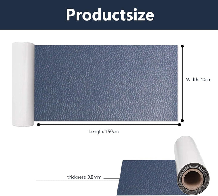 Kunstleder Selbstklebende Leder Reparatur Set, Lederflicken Selbstklebende Leder Reparatur Patch 40