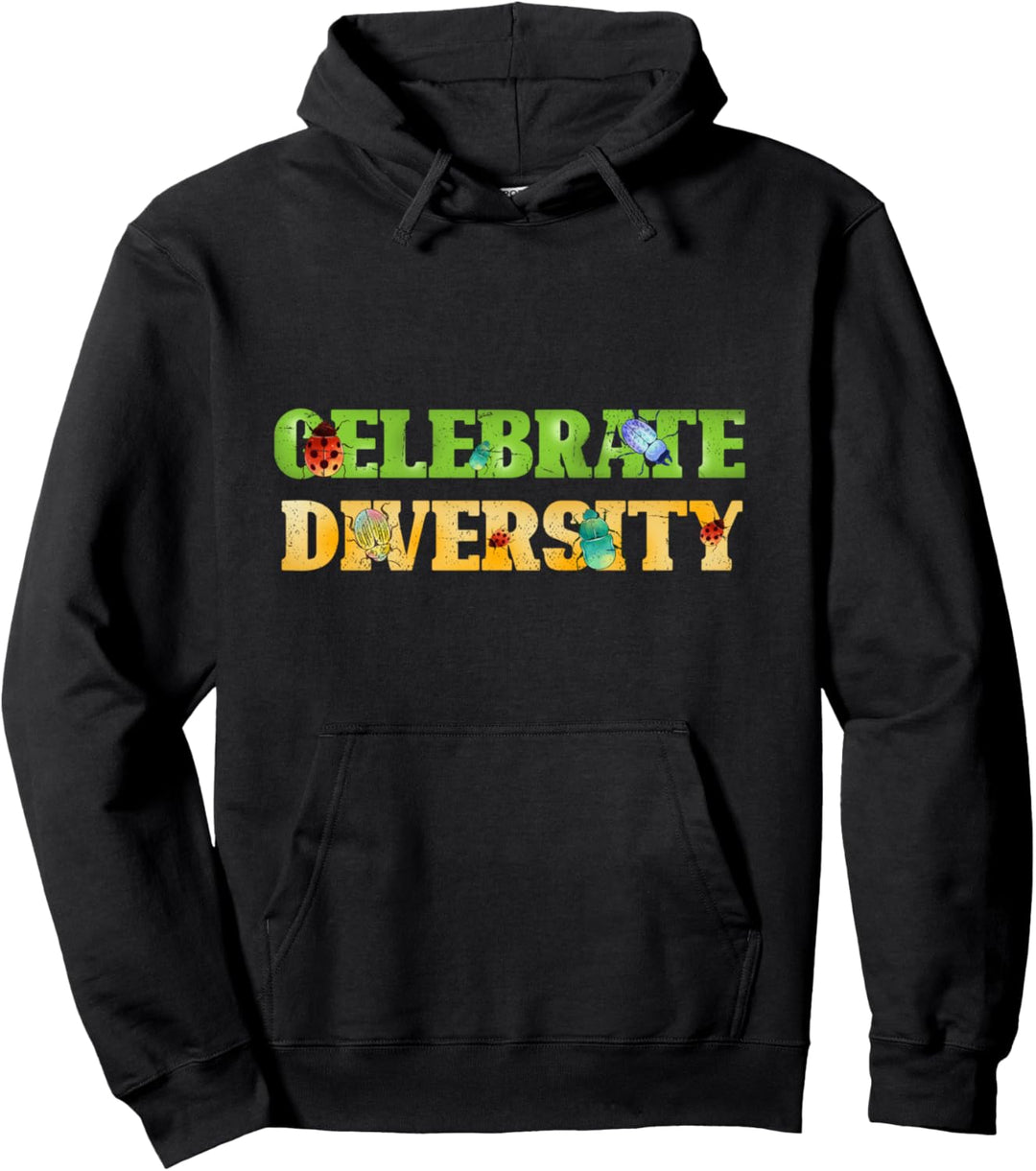 Feiere die Vielfalt Insekten Sammler Entomologie Käfer Pullover Hoodie