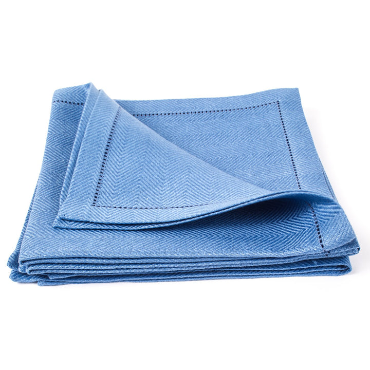 LinenMe Emilia X4 Servietten, 45,7 x 45,7 cm Royal Blau