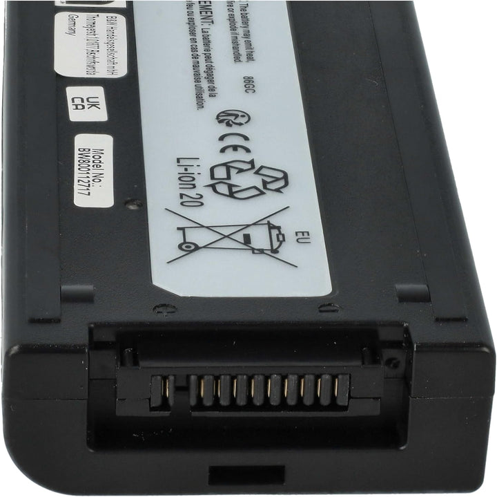 vhbw Akku kompatibel mit Panasonic Toughbook CF-18, CF-18D, CF-18F, CF18 Notebook (7400mAh, 7,4V, Li